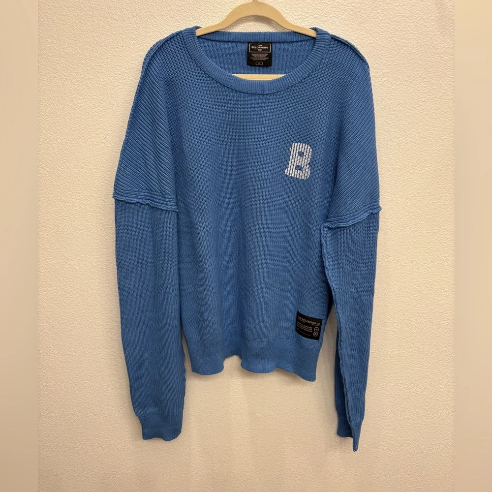 The Belonging Conference Church Merch Apparel Blue Sweater Unisex NWOT XL